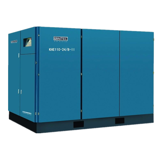 開(kai)山KHE兩級壓(ya)縮螺桿空(kong)壓機