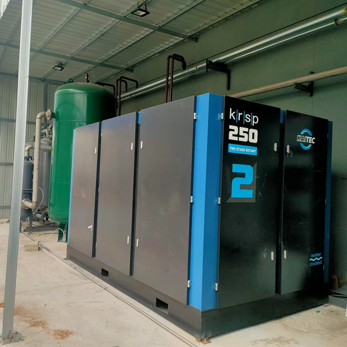 開山空(kong)壓機KRSP2-250W/V助(zhu)力新能(neng)源行業(ye)節能減(jian)排